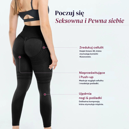 Legginsy 3D – Push-Up & Antycellulitowe