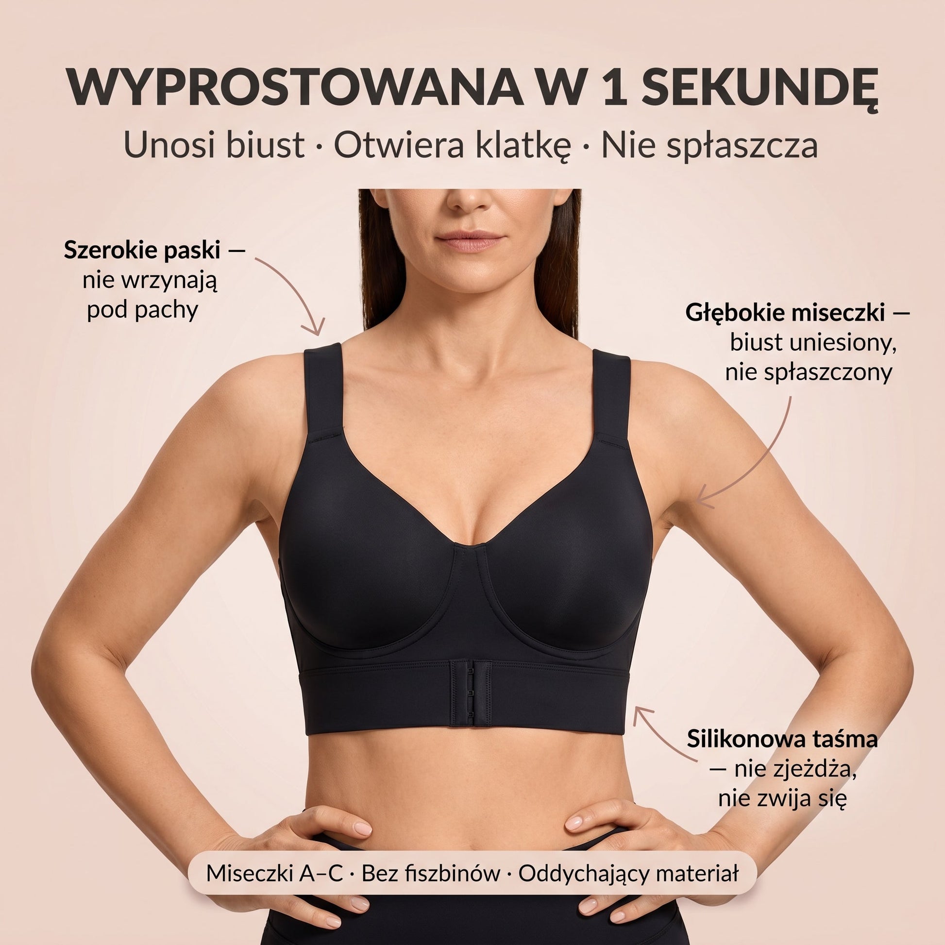 Stanik korygujący posturę PostureLift