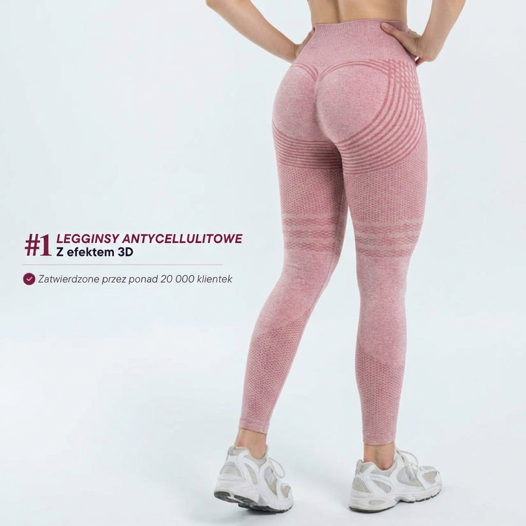 Legginsy 3D – Push-Up & Antycellulitowe