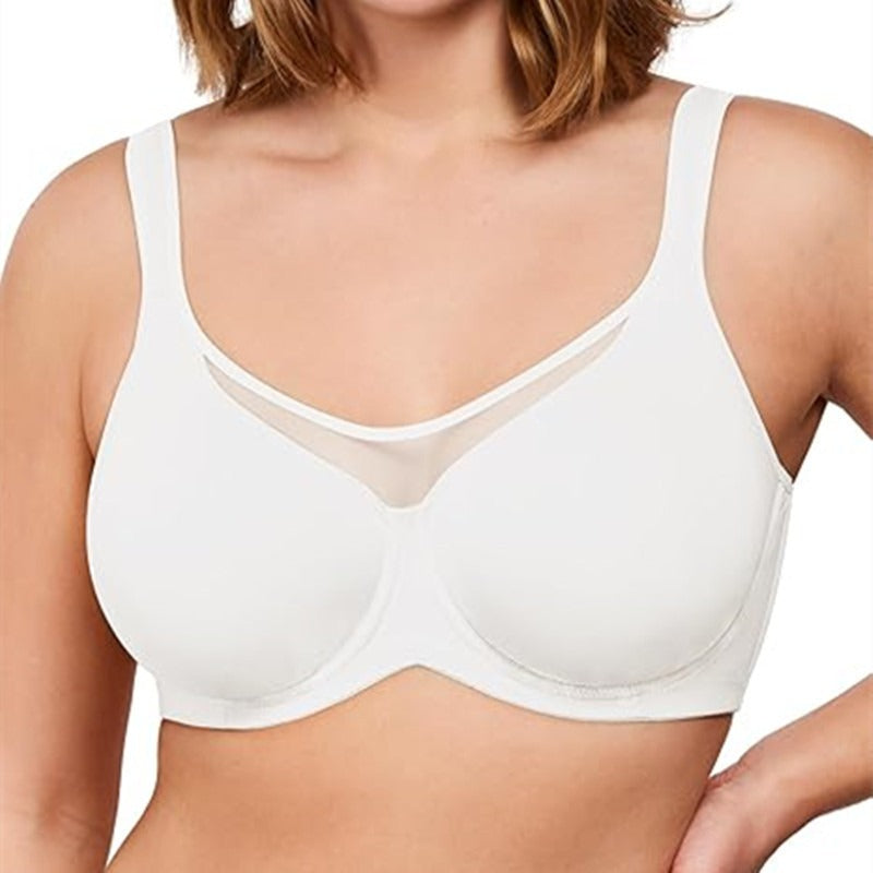 Biustonosz minimalizujący Cloud-Comfort – biały