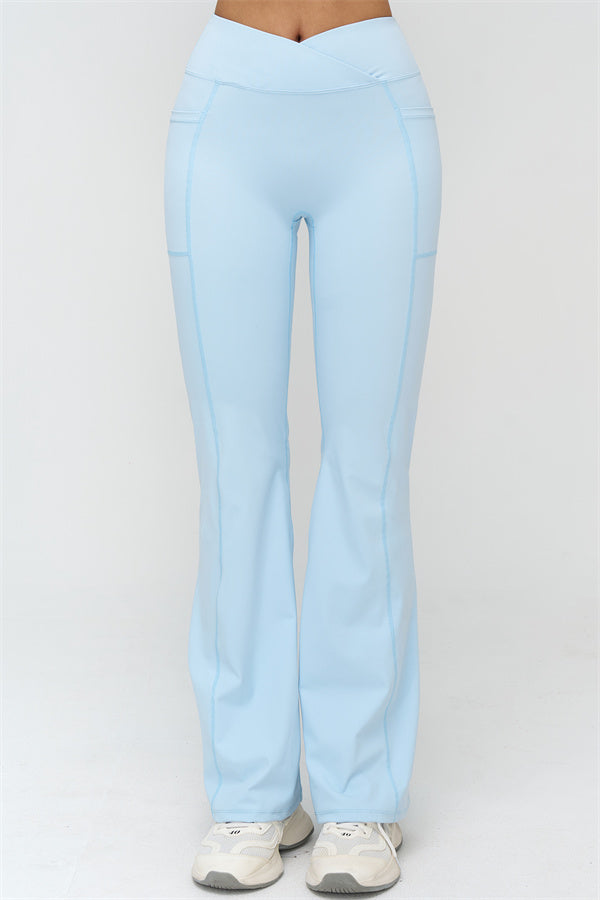 The Flourish Flared Leggings - Tropical 2