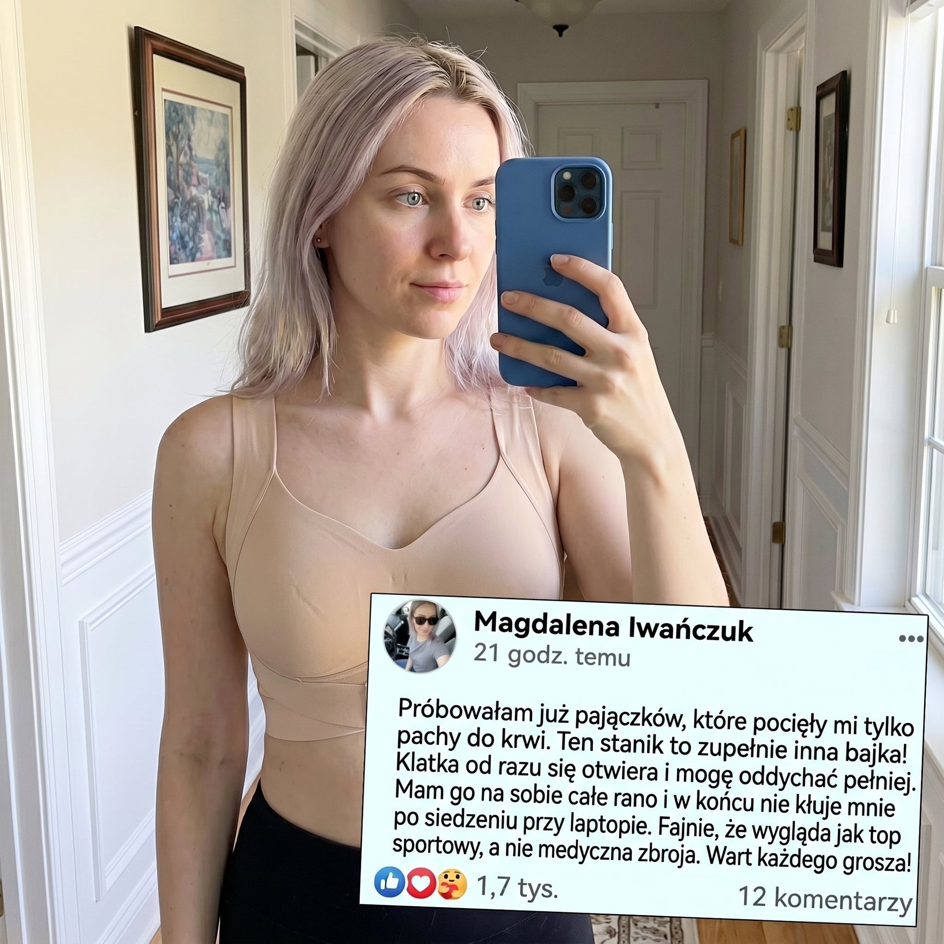 Stanik korygujący posturę PostureLift